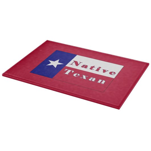 Texan Lone Star Flag Schneidebrett (Ecke)