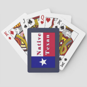 Texan Lone Star Flag Spielkarten