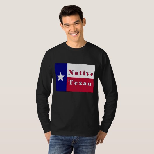 Texan Lone Star Flag T-Shirt (Vorne ganz)