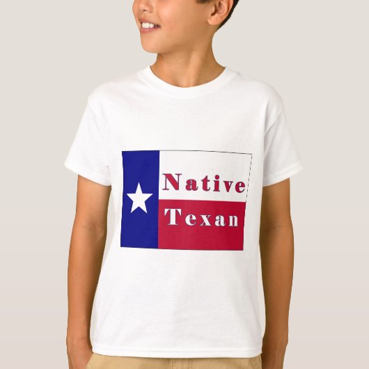 Texan Lone Star Flag T-Shirt (Vorderseite)