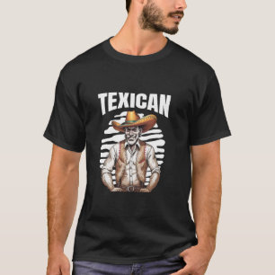 Texan mexican Hut Kultur Männer T-Shirt