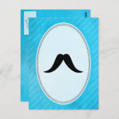 Texan Mustache Postkarte (Vorne/Hinten)