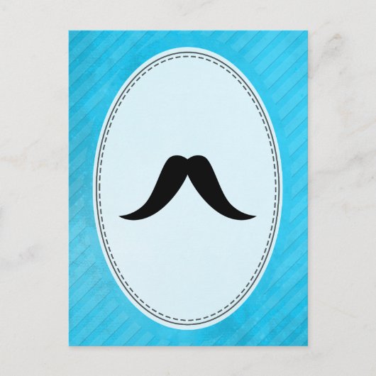 Texan Mustache Postkarte (Vorderseite)
