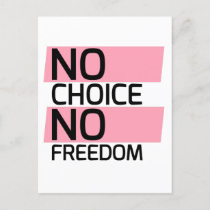 Texan Pro Choice Protest Banner Postkarte
