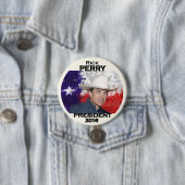 Texan Rick Perry für Präsidenten 2016 Button (Beispiel)