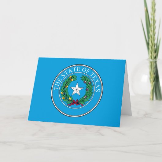 Texan Seal, Seal of Texas Karte (Vorderseite)