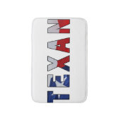 Texan Waving Flag Badematte (Vorderseite Vertikal)