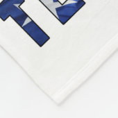 Texan Waving Flag Fleecedecke (Ecke)