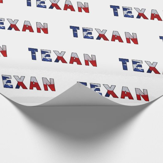 Texan Waving Flag Geschenkpapier (Ecke)