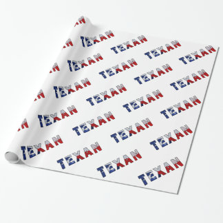 Texan Waving Flag Geschenkpapier