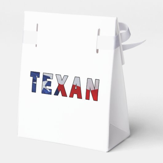 Texan Waving Flag Geschenkschachtel (Rückseite)