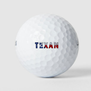 Texan Waving Flag Golfball