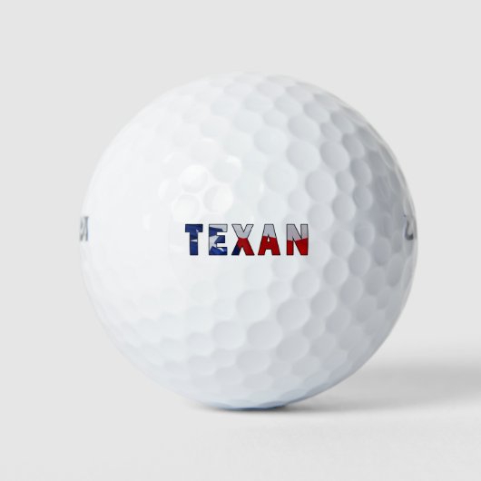 Texan Waving Flag Golfball (Vorderseite)