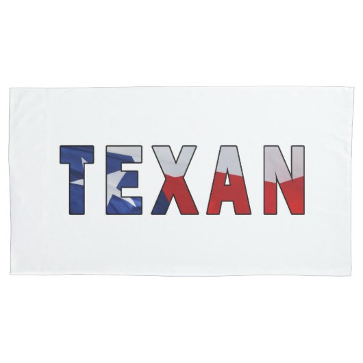 Texan Waving Flag Kissenbezug (Vorderseite)