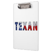Texan Waving Flag Klemmbrett (Links)