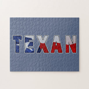 Texan Waving Flag Puzzle