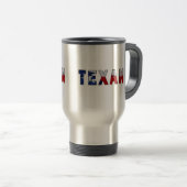 Texan Waving Flag Reisebecher (VorderseiteRechts)