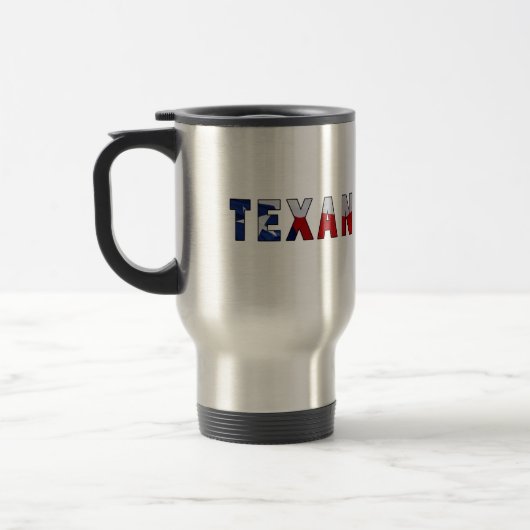 Texan Waving Flag Reisebecher (Links)