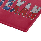 Texan Waving Flag Schneidebrett (Ecke)
