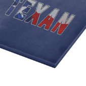 Texan Waving Flag Schneidebrett (Ecke)
