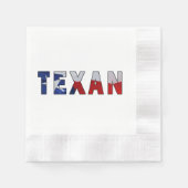 Texan Waving Flag Serviette (Vorderseite)