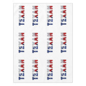 Texan Waving Flag Tischdecke (Vorderseite)