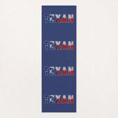 Texan Waving Flag Yogamatte (Vorderseite)