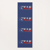 Texan Waving Flag Yogamatte (Rückseite)