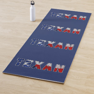 Texan Waving Flag Yogamatte