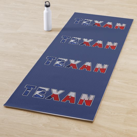 Texan Waving Flag Yogamatte (Beispiel)