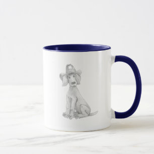 Texan Weimaraner Tasse
