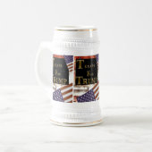 TEXANE FÜR TRUMP BIERGLAS (Vorderseite Links)