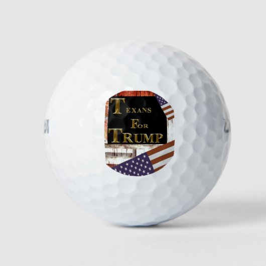 TEXANE FÜR TRUMP GOLFBALL (Vorderseite)