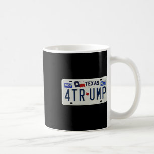 Texaner Für Trump Vintage Nummernschild Kampagne Kaffeetasse