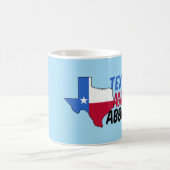 Texaner gegen Greg Abbott Kaffeetasse (Mittel)