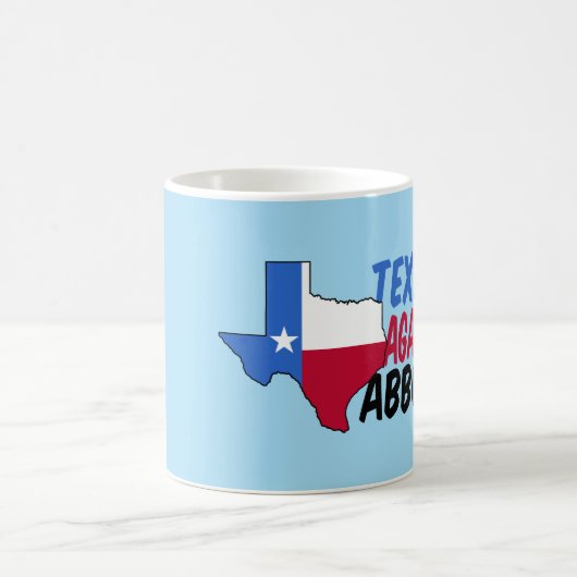 Texaner gegen Greg Abbott Kaffeetasse (Mittel)