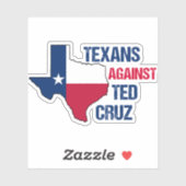 Texaner gegen Ted Cruz Laptop Aufkleber (Blatt)