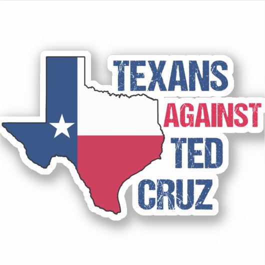 Texaner gegen Ted Cruz Laptop Aufkleber (Vorderseite)