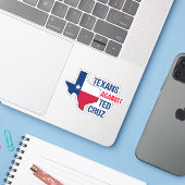 Texaner gegen Ted Cruz Laptop Aufkleber (Laptop mit iPhone)