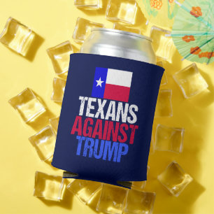 Texaner gegen Trump Blue Dosenkühler