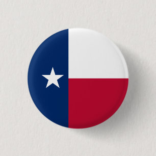 Texanische Flagge, Flagge von Texas Button