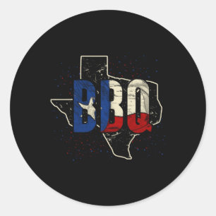 Texanische Flagge Stolzes amerikanisches Geschenk Runder Aufkleber
