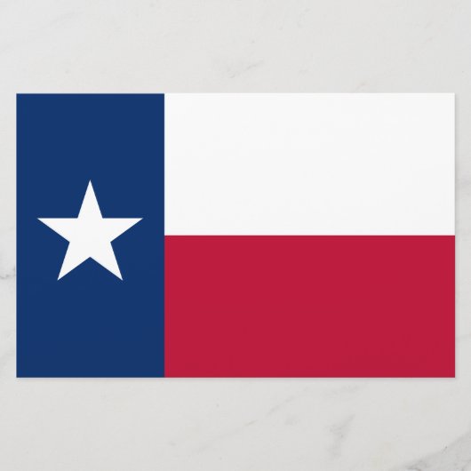 Texanische Staatsflagge (Texas) Briefpapier (Vorderseite)
