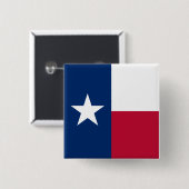 Texanische Staatsflagge (Texas) Button (Vorne & Hinten)
