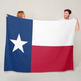 Texanische Staatsflagge (Texas) Fleecedecke