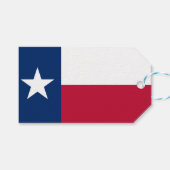 Texanische Staatsflagge (Texas) Geschenkanhänger (Vorderseite (Horizontal))