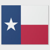 Texanische Staatsflagge (Texas) Geschenkpapier (Flach)