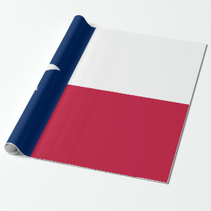 Texanische Staatsflagge (Texas) Geschenkpapier