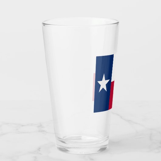 Texanische Staatsflagge (Texas) Glas (Rechts)