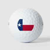 Texanische Staatsflagge (Texas) Golfball (Vorderseite)